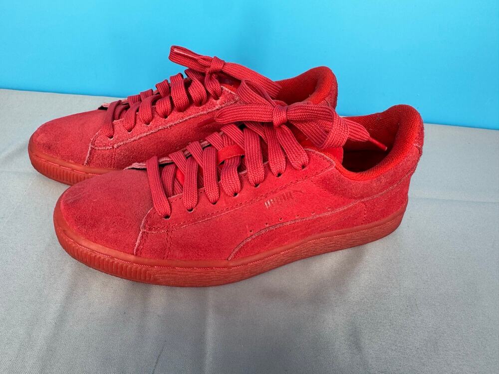 Puma Suede Classic Mono Red Sneakers Women’s US 6.5 EU 37 364392-01